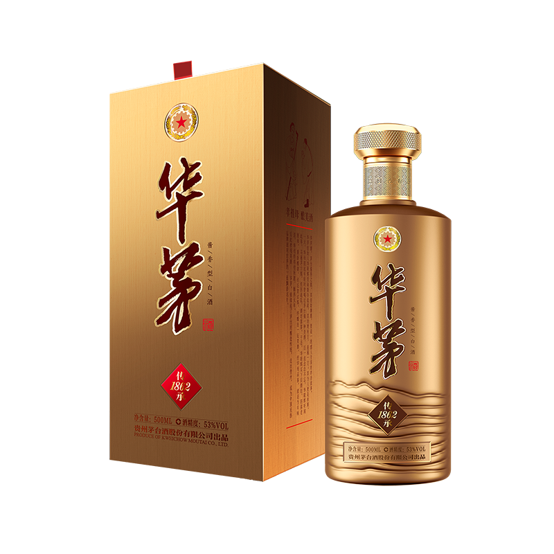 移动端、京东百亿补贴：茅台 华茅酒 传承1862 酱香型白酒 53度 500ml 单瓶装 
