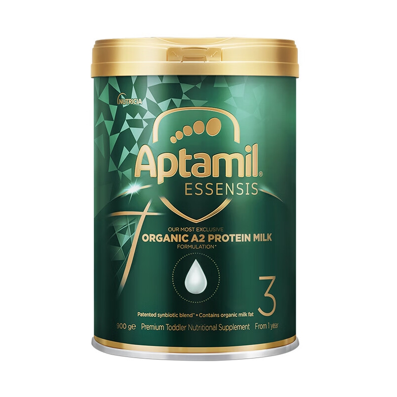 Aptamil 爱他美 ESSENSIS 奇迹绿罐系列 有机A2幼儿奶粉 澳版 3段 900g 315元