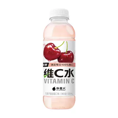 外星小猫同款 维C水 车厘子蔓越莓味 500mL×15瓶 41.93元+6.09元淘金币（需首购