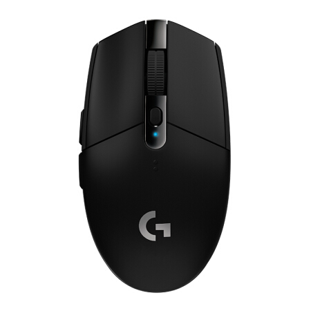 羅技 logitech G304 2.4G LIGHTSPEED 無線鼠標 12000DPI 黑色 148.3元