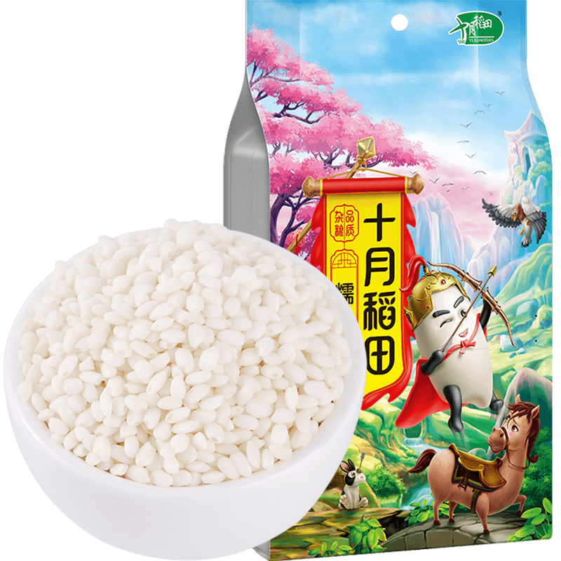 88VIP：SHI YUE DAO TIAN 十月稻田 英雄传 糯米 1kg 25.27元