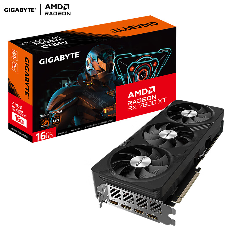 移动端：技嘉 AMD RADEON RX 7800XT GAMING OC 16G 魔鹰 显卡 3639元（需用券）