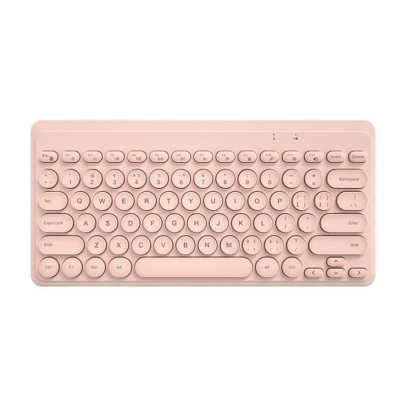 B.O.W 航世 K-610 79键 2.4G无线薄膜键盘 粉色 无光 44.27元