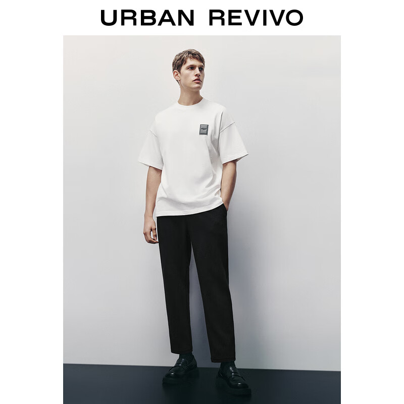 URBAN REVIVO UR2024春季新款男装时尚休闲短袖 T恤 50.71元包邮（概率券）