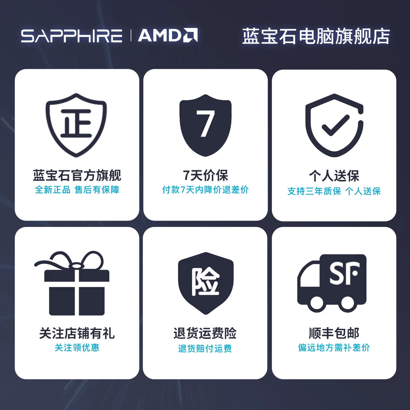 蓝宝石 AMD蓝宝石RX9070GRE 9070XT电竞AI游戏全新台式电脑主机独立显卡 4999元 - 清风线报