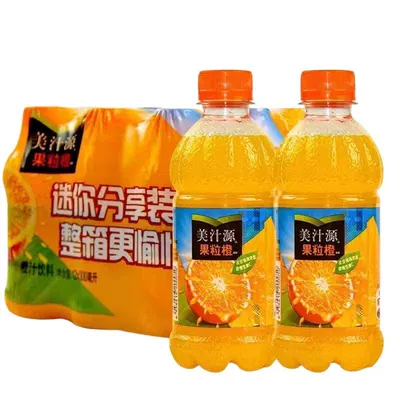 美汁源 果粒橙 300ml*6瓶 9.8元