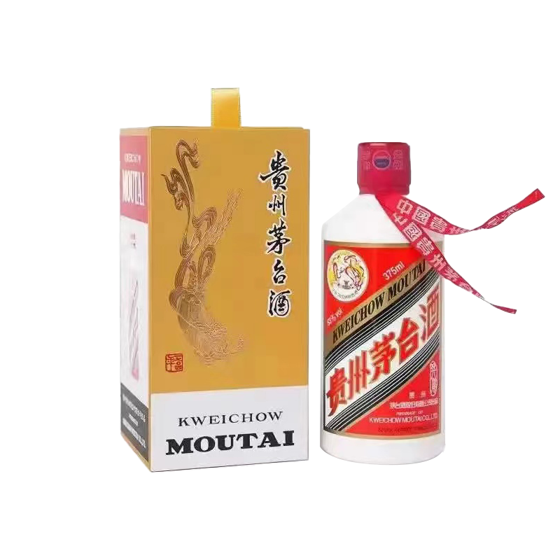 茅台 MOUTAI 飞天 53度酱香型白酒375ml 单瓶装巽风版 1397.55元