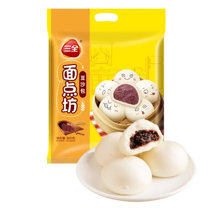 三全 豆沙包960g 约32只 早餐半成品食 8.98元（需买4件，需用券）