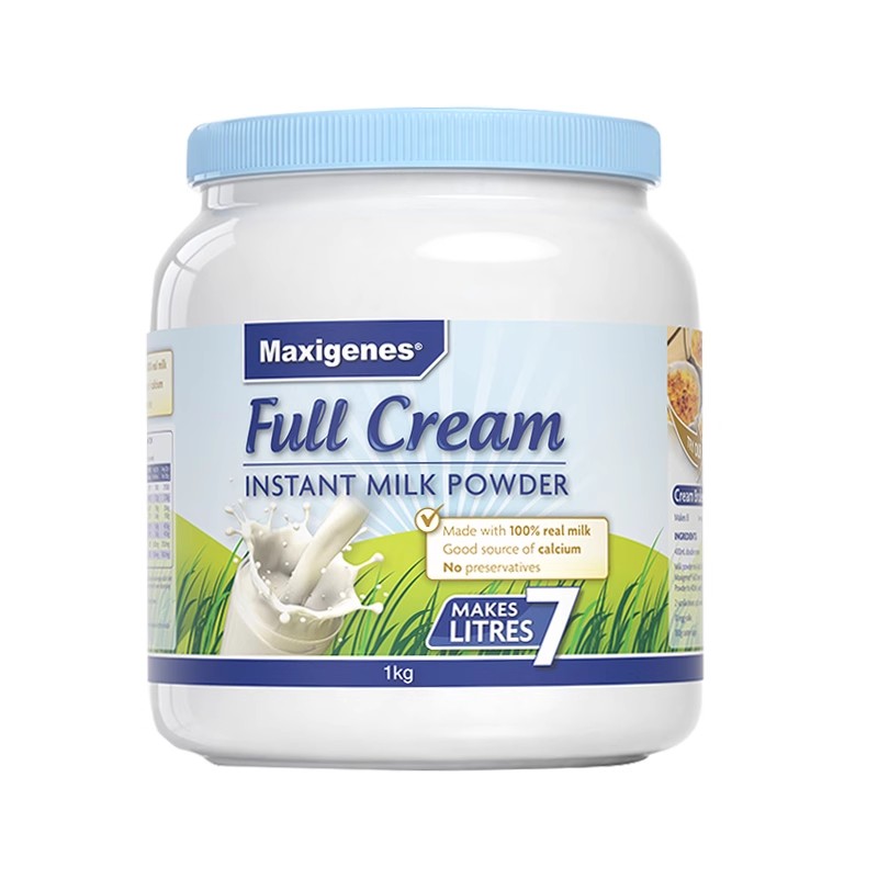 Maxigenes 蓝胖子全脂奶粉澳洲高钙脱脂牛奶粉成人儿童孕妇 77.51元（需用券）