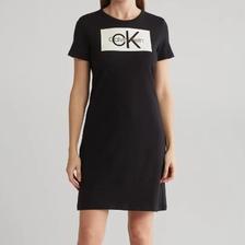 好价！Calvin Klein Block Logo 连衣裙 4.1折 $19.97（约143元）