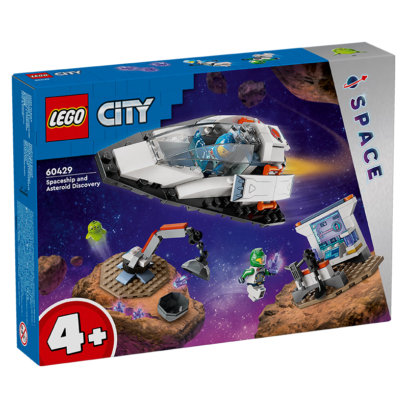 PLUS会员：LEGO 乐高 城市系列 60429 行星探索号 89.59元（需凑单，共90.70元包邮