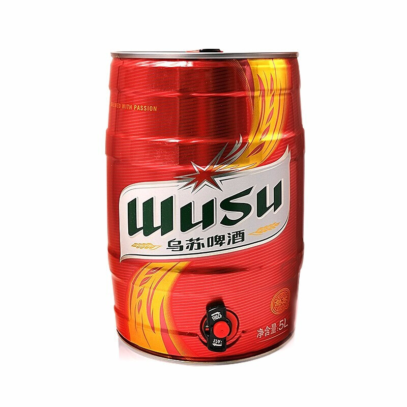 乌苏啤酒 红乌苏啤酒 5L 82元（需用券）