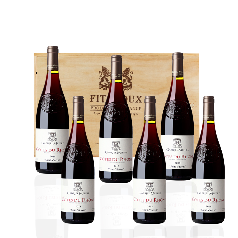 GABRIEL MEFFRE 帕克90分 罗纳河谷干型红葡萄酒 750ml 6瓶 508元包邮（双重优惠）