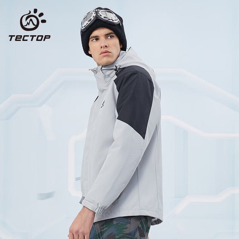 TECTOP 探拓 三合一户外服 男女款抓绒内胆可拆卸防风登山服滑雪户外装 D20593
