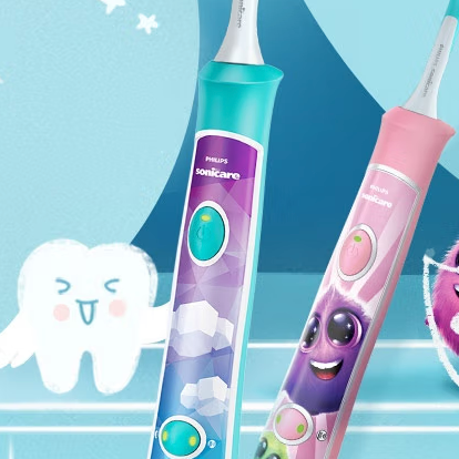 PHILIPS 飞利浦 Sonicare for Kids儿童护齿系列 HX6352 电动牙刷 粉色 升级款 209元包