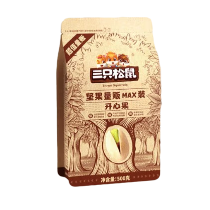 三只松鼠 开心果 500g 量贩装 39.9元（需用券）