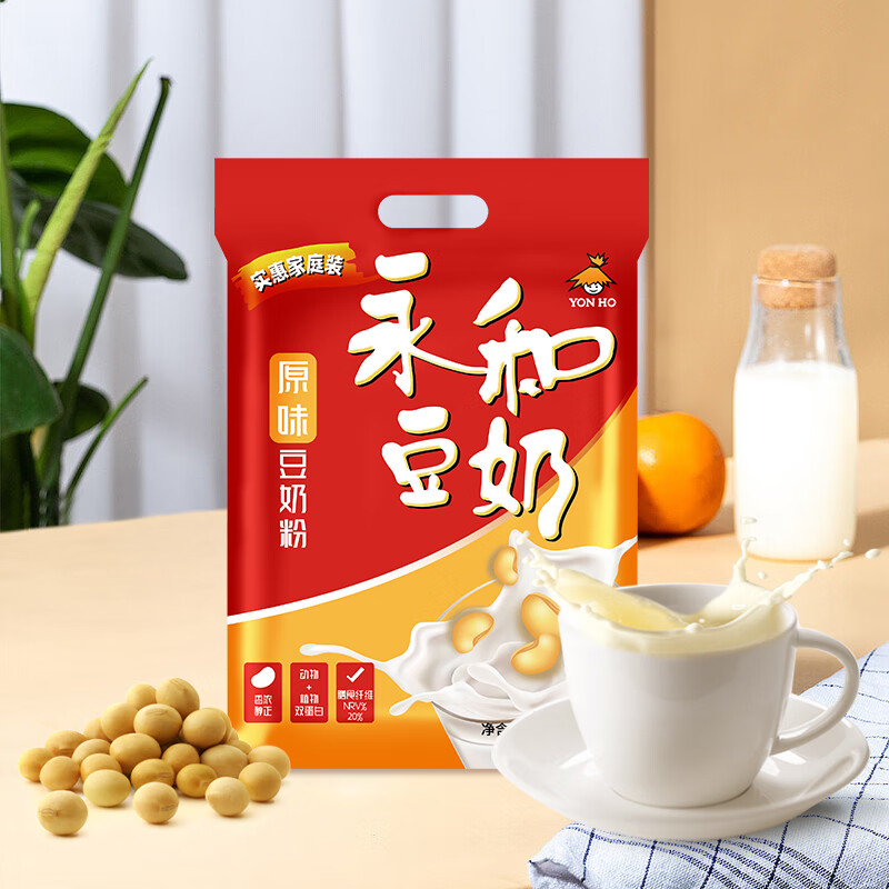 YON HO 永和豆浆 原味豆奶粉 780g 16.49元