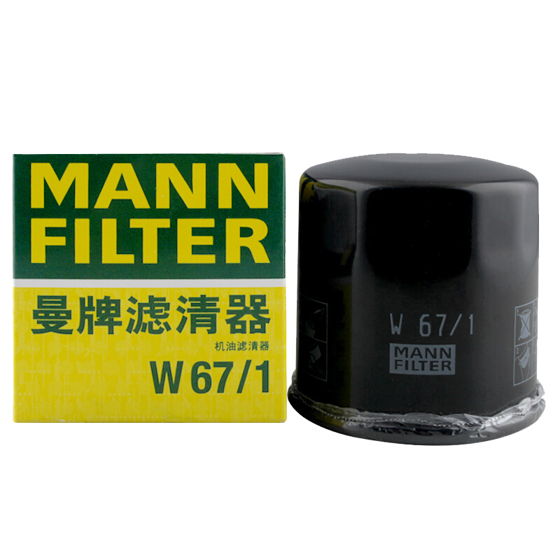 曼牌滤清器 MANNFILTER 曼牌 W67/1 机油滤清器 16元