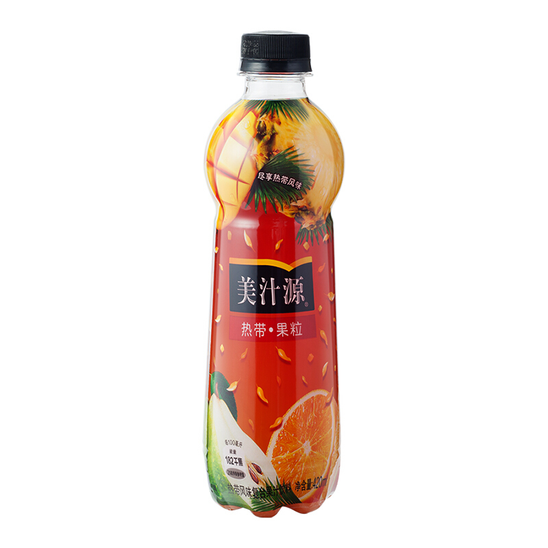 美汁源 Coca-Cola 可口可乐 美汁源 Minute Maid 热带果粒果汁饮料 420/450ml*12瓶 27.9