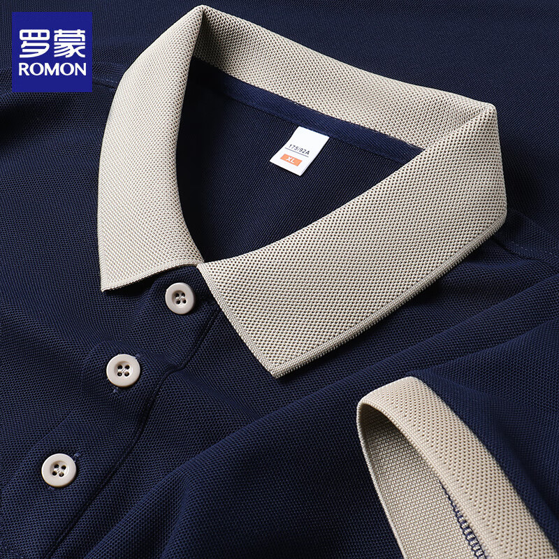 罗蒙 商务休闲冰丝polo *2件 59元(合29.5元/件)