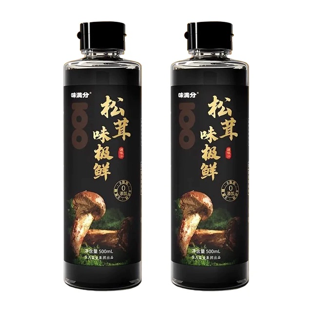 味满分松茸鲜0添加生抽儿童调料500ml 券后9.9元