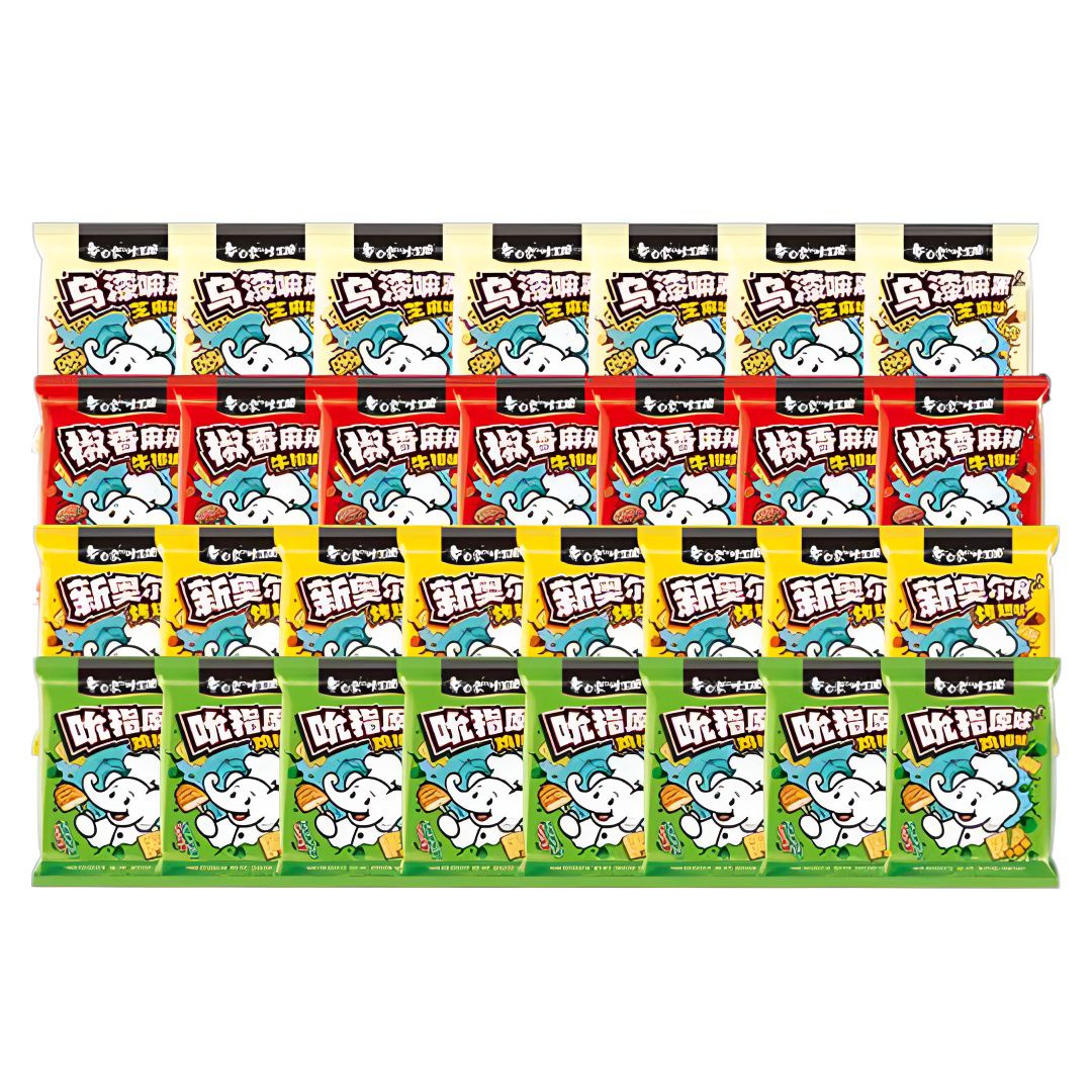 PLUS会员：白象 咔芝脆 干脆面 4口味 45.5g*30袋/箱 18.41元（需用券）