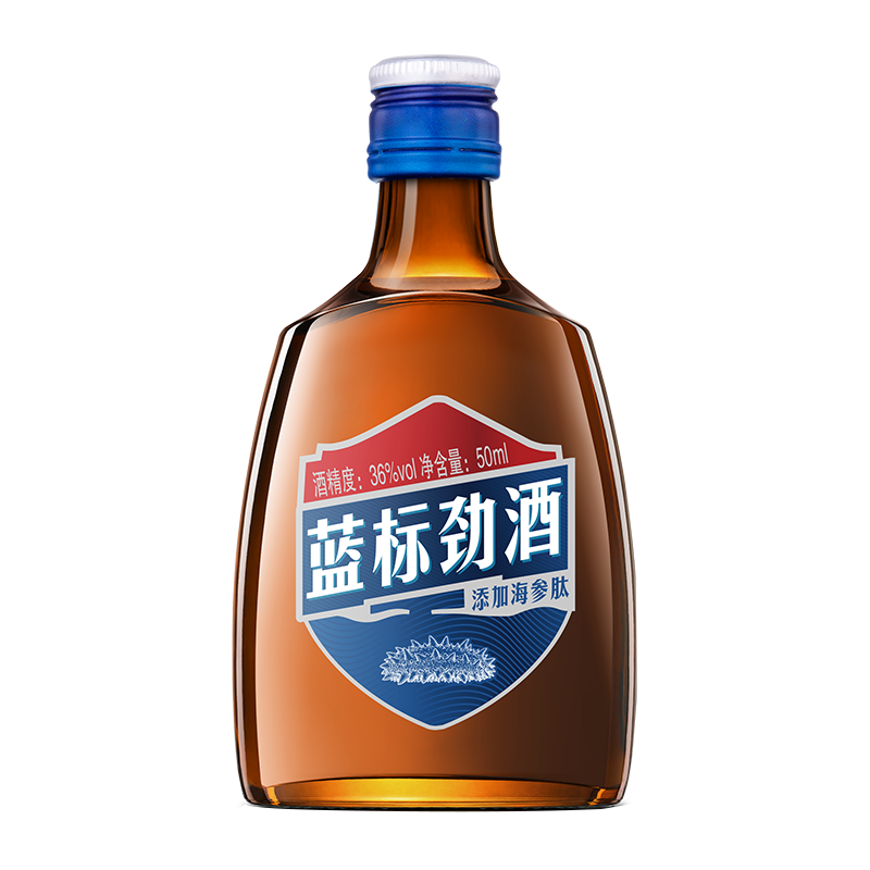 劲牌 蓝标劲酒 配制酒 露酒 36度 50mL 5.9元