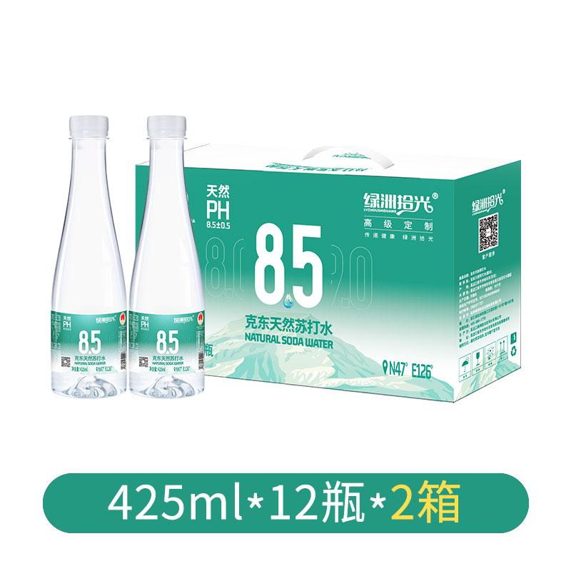 绿洲拾光 苏打水弱碱425ml*12瓶 150元