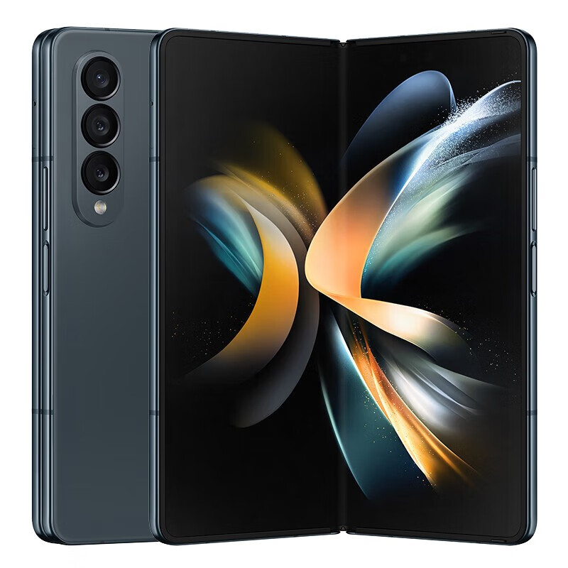 SAMSUNG 三星 Galaxy Z Fold4 5G旗舰折叠屏手机 30倍变焦 IPX8级防尘防水 空山绿 12GB