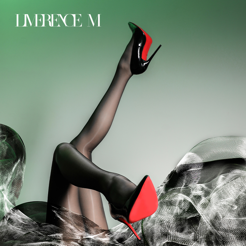 Limerence M 涞觅「极光纯享」中腰无缝油亮丝袜女薄款夏季性感无痕开裆连裤