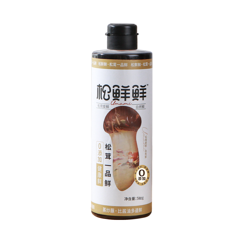 松鲜鲜 0添加 松茸一品鲜酱油 580g 10.9元（需买2件，需用券）