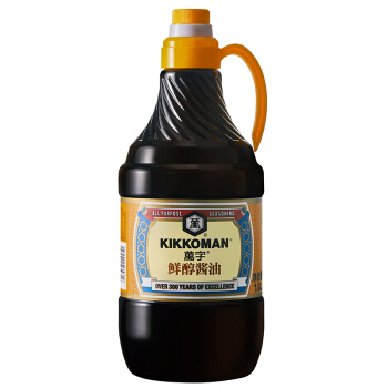 KIKKOMAN 万字 酱油 鲜醇生抽酱油 1.8L 42.8元