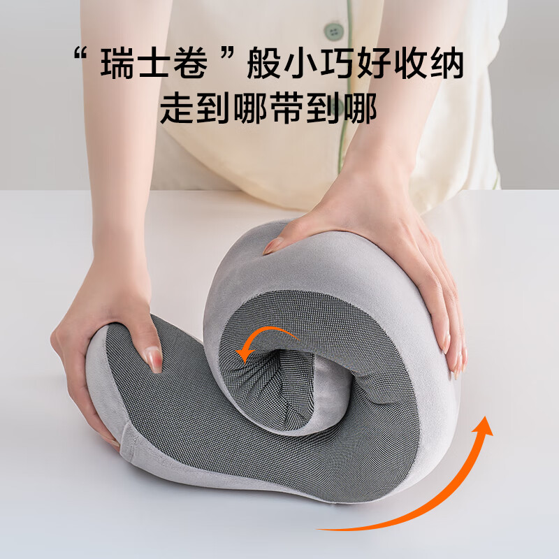 京东京造 记忆棉 瑞士卷U型枕 38.97元 - 86线报