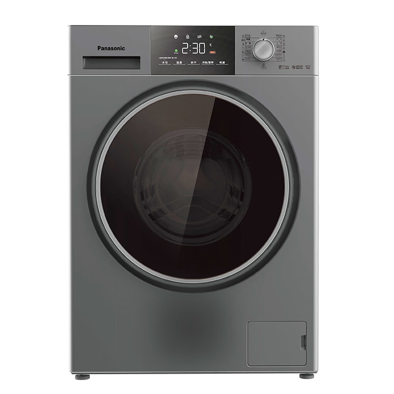 PLUS会员: Panasonic 松下 滚筒洗衣机全自动 洗烘一体 10公斤 XQG100-ND1MT 2846.6元