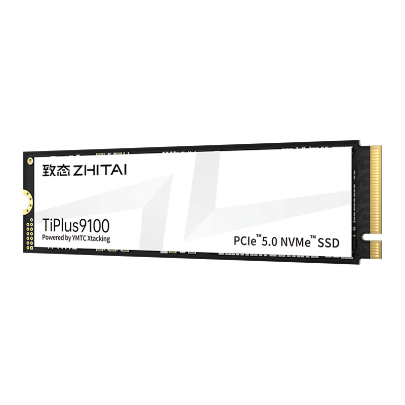 致态 TiPlus9100 PCIe 5.0 NVMe M.2 1TB 固态硬盘 1389元