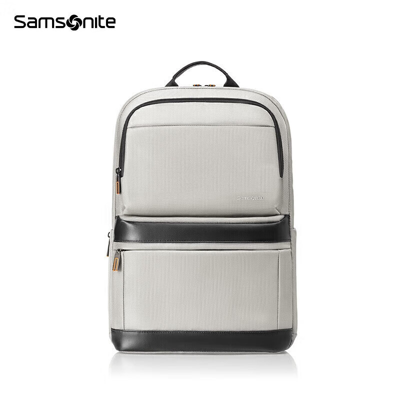 Samsonite 新秀丽 电脑包双肩包商务背包笔记本包休闲都市灰色15.6英寸36B*0801 4