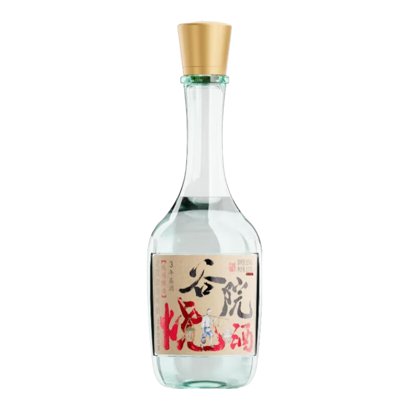 谷小酒 谷院烧酒 52度浓香500mL*1瓶 14.9元（需领券）包邮