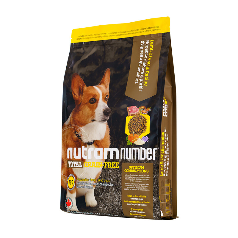 nutram 纽顿 T29羊肉兵豆小型犬全阶段狗粮 6kg 285元包邮（双重优惠）
