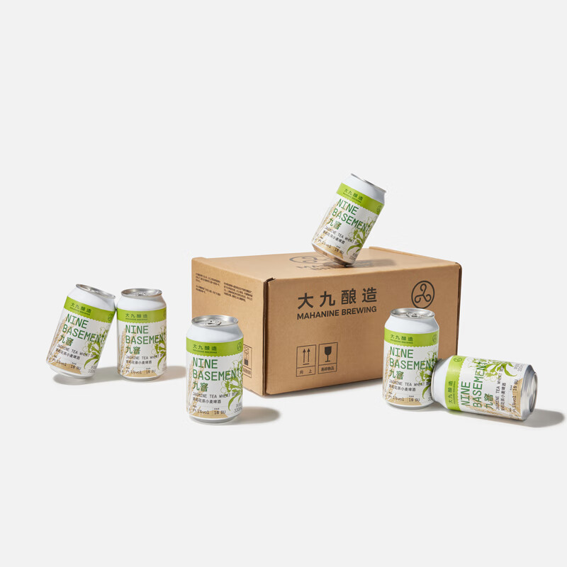 Mahanie Brewing 大九酿造 九窨 茉莉花茶小麦啤酒 330*6听 60.41元（需买3件，共181