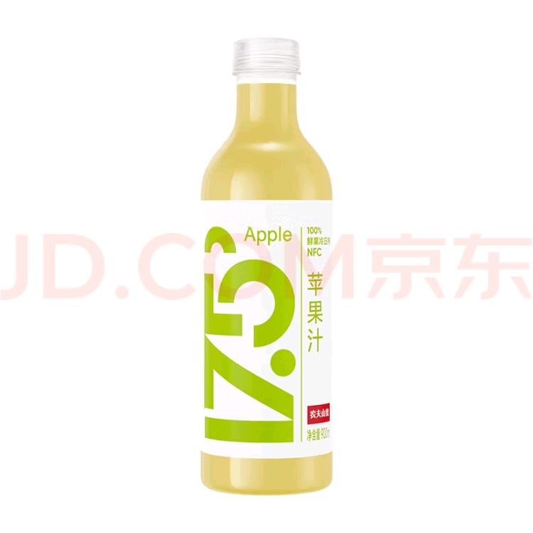 农夫山泉 NONGFU SPRING NFC 17.5° 苹果汁 900ml 15.67元（需买2件，需用券）