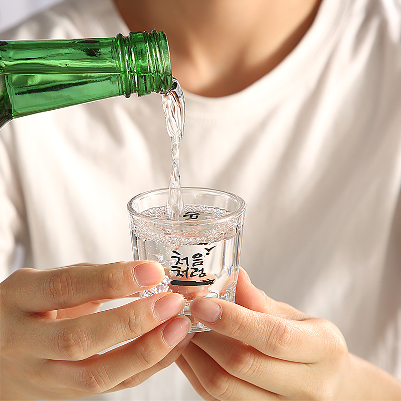 lotte乐天韩国进口乐天lotte初饮初乐原味烧酒配制酒烧酒果味酒360ml