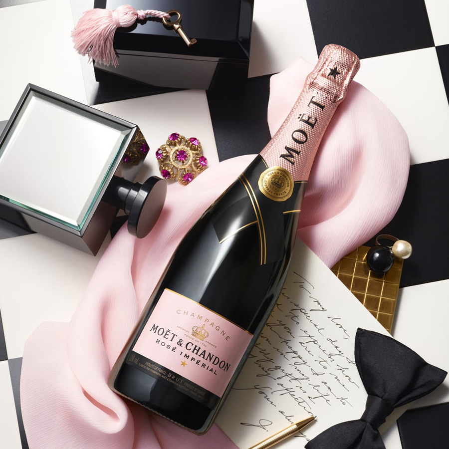 moet chandon酩悦粉红香槟 750ml 可用10元优惠券5.1折$458