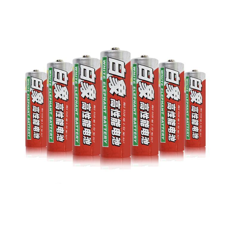白象电池 R6P NO.516 5号碱性电池 1.5V 8粒 5.97元包邮（需用券）