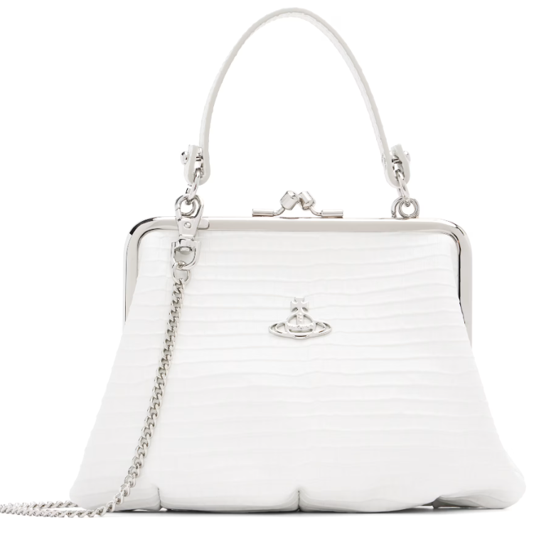 Vivienne Westwood 白色 Granny Frame 手提包 3.8折 $190（约1314.46元）