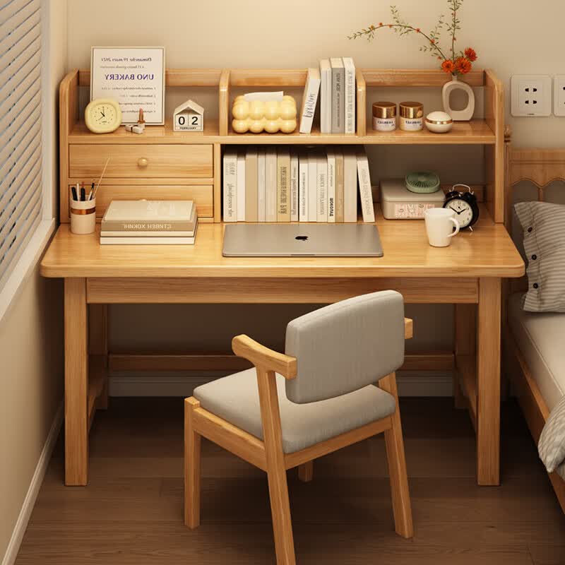 米昊 全实木 120*60*75CM 电脑桌 74.7元