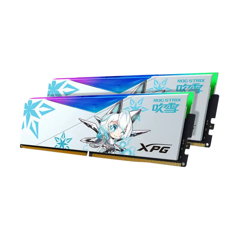 ASUS 华硕 威刚华硕吹雪联名DDR5 6000/6400/6800 32G(16Gx2)台式电脑内存条 ￥789