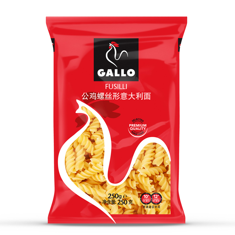 GALLO 公鸡 螺丝形 意大利面 250g 19.65元（需用券）