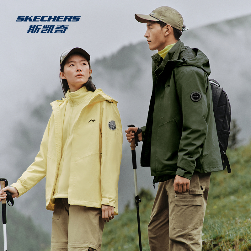 20点开始：斯凯奇 魔方系列 男女款三合一冲锋衣 259.59元（需用券）