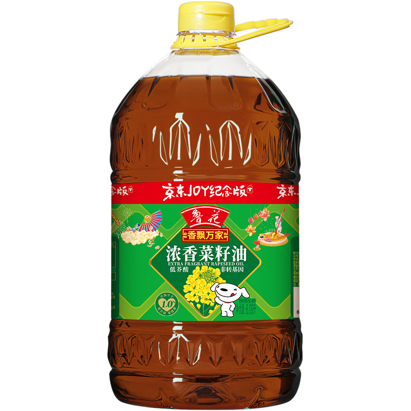 鲁花 保真菜籽油 非转基因低芥酸 6.09L