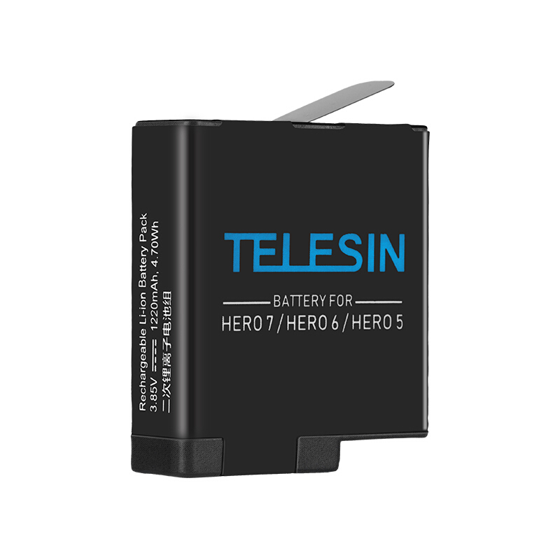 TELESIN GoPro8电池hero7 6 5运动相机锂电池可充电 50.15元